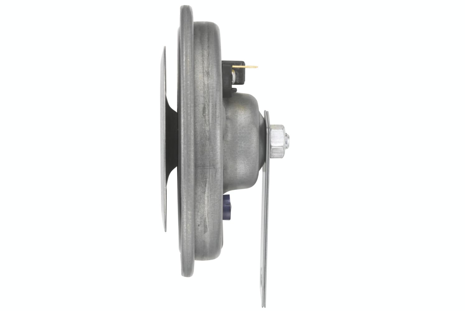 HELLA Klakson - B36 - 12V - 116dB(A) - Zakres częstotliwości: 335Hz - ECE - Kolor obudowy: szary - Złącze wtykowe płaskie - 3BA 002 768-131