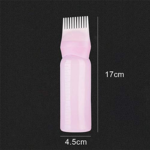 Haarfarbe Applikatorflasche Mit Kamm – 120 Ml, Mit Pumpsystem, Für Präzises Färben (2 Stück)