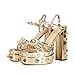 Feinlina Women Rhinestone High Chunky Platform Open Toe Block Heels Gems Detail Fashion Green Pink Floral Print Embroidery Ankle Strap Dress Wedding Party Pump Sandals,Gold