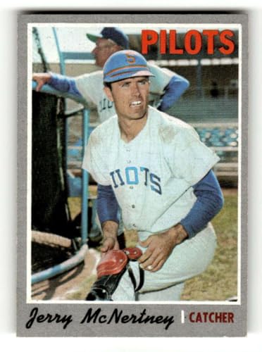 1970 Topps (EX) #158 Jerry McNertney Seattle Pilots MLB Vintage Baseball Trading Card