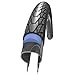 Price comparison product image Schwalbe Marathon Plus 700x25c Wired Bicycle Tire with Smartguard Reflective S/Wall, 580g (Black with Reflective Sidewall)
