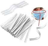 Plastic Strips Nose Wire,Double Wire Nose Bridge for Mask,8CM Flat Nose Clips Nose Bridge Bracket DIY Wire for Sewing Crafts (100)