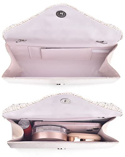 Image of TINDTOP Evening Clutch Purses for Women Handbags for Formal Wedding Party Cocktail Prom Crossbody Shoulder Envelope Bag | for Formal Wedding