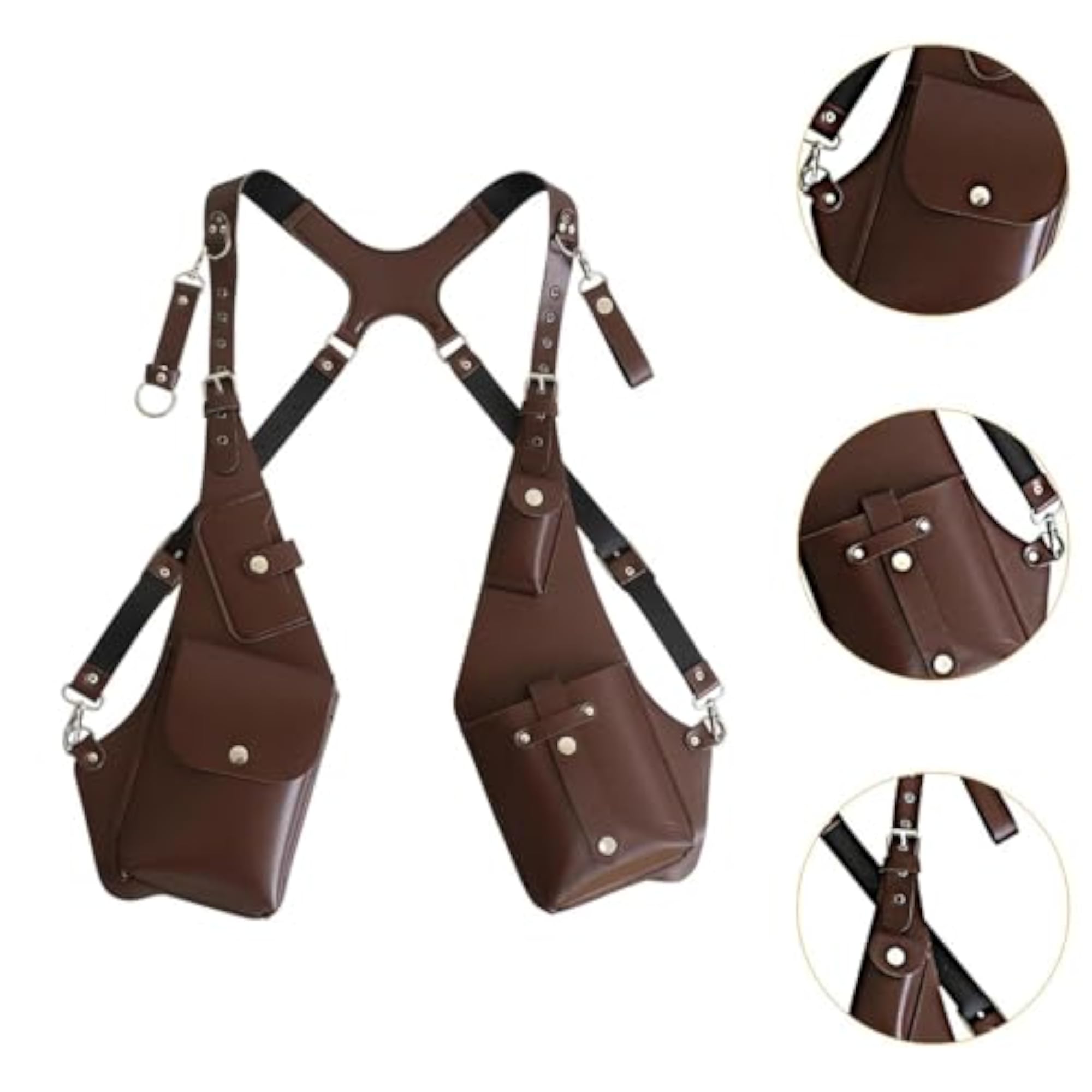 Steampunk Shoulder Harness Bag for Costume and Camping