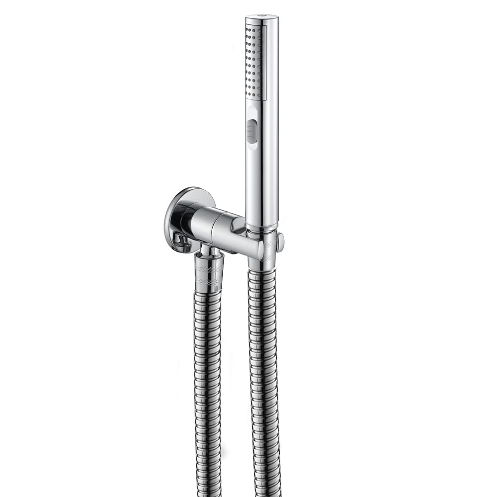 Pommeau de douche universel réglable avec flexible de douche pour salle de bain