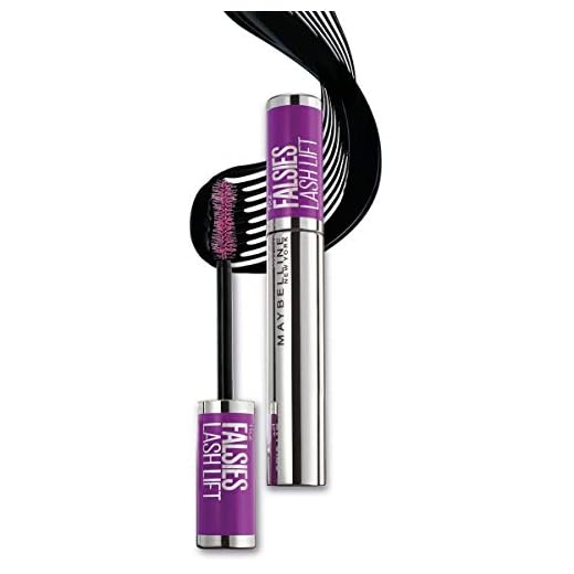 Maybelline New York Mascara Allungante Falsies Lash Lift, Effetto Laminazione delle Ciglia, Scovolino a Doppia Curva per Volumizzare e Incurvare in un Solo Gesto, Nero, 9.4 ml, Confezione da 1