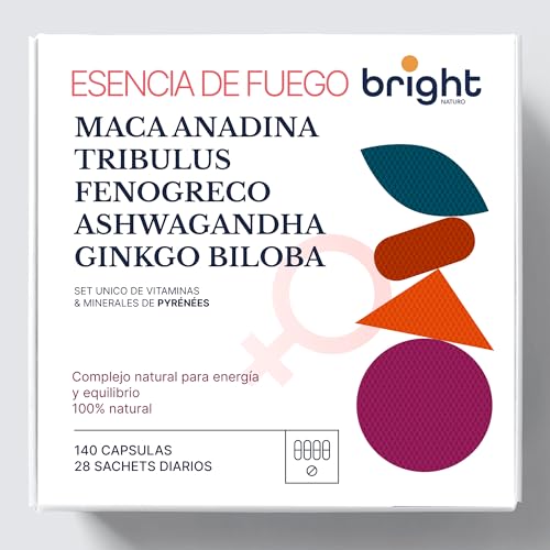 Maca Anadina, Tribulus, Fenogreco, Ashwagandha y Ginkgo Biloba – Ideal para la energía, el equilibrio hormonal y el bienestar diario | 28 sachets diarios