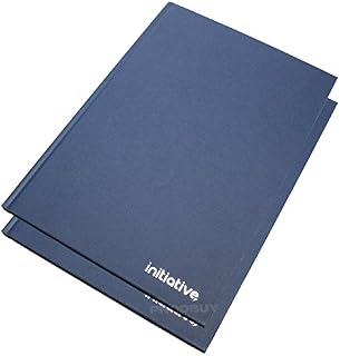 [Pack of 2] A4 Hardback Manuscript Books Feint Ruled 192 Lined Pages