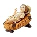 Autom Baby Jesus Christ with Manger Christmas Figurine, 5 Inch