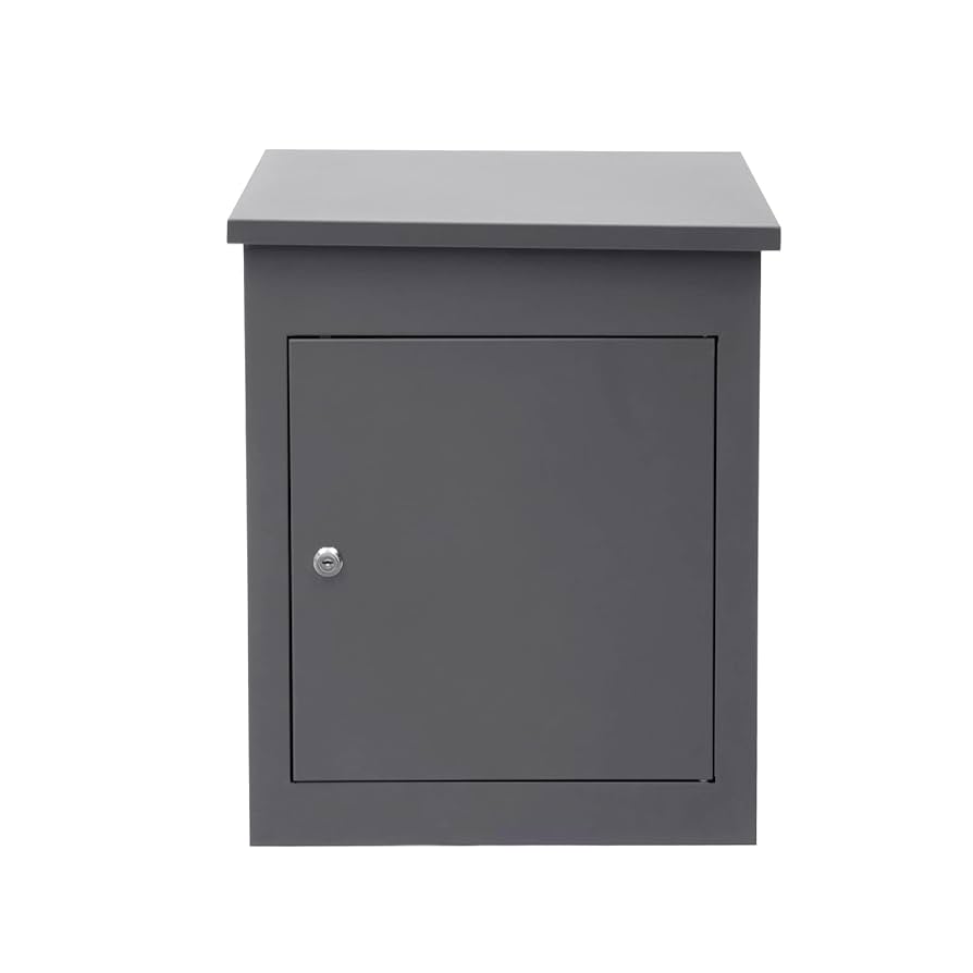 ◼️GLAY◼️MMH-PREMIUM BOX- Amazon.com: Hagrany Galvanized Secure Package Delivery Box