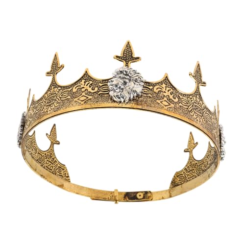 Hohopeti Elegante para Príncipe y Rey Accesorio Ligero de Aleación para Disfraces y Celebraciones de Cumpleaños Diseño Vintage Europeo para Fiestas y Actuaciones