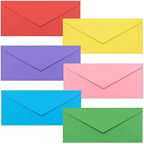 MATICAN 120-Pack Multi-Colour Business Envelopes Cover