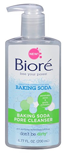 Biore Cleanser Baking Soda Pore Cleanser 6.77 Ounce Pump (200ml) (3 Pack)
