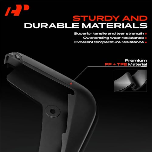 Image of A-Premium Mud Flaps Compatible with Mazda 3 2020 2021 2022 2023 Hatchback, No Drilling Required Mud Guards with Hardware Accessories, Set of 4 Front and Rear