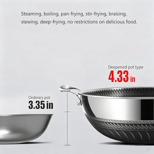 Wok de Titanio con Insertos para Cocción, 11.8 in miniatura 6