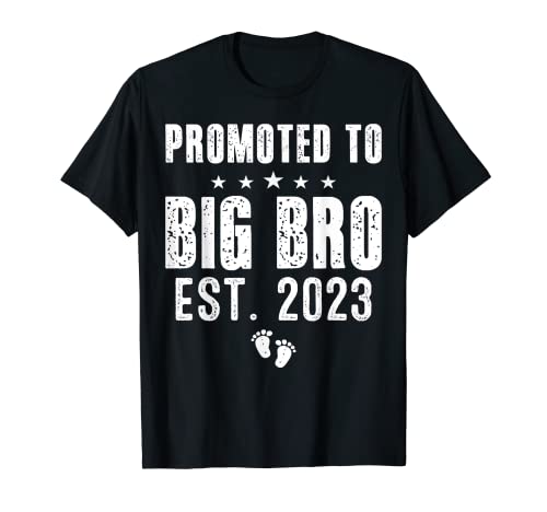 Befördert zum Big Brother Est. 2023 Lustig Bald Be Bro 2023 T-Shirt