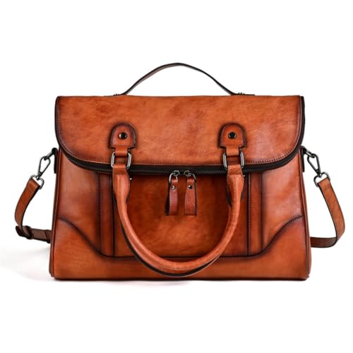 Sac en cuir décontracté anti-stress pour transporter son PC portable