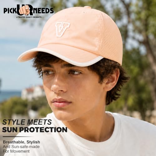 Image of Pick Ur Needs Unisex Sports Baseball Cap Breathable Quick-Dry Summer Cap with Adjustable Strap