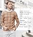 MAGNIVIT Men's Basic Designed Knitted Sweaters Cotton Soft Crewneck Fall Winter Sweaters Khaki