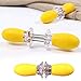 Foxtop Corn Holder Set, Non Slip Interlocking Stainless Steel Corn on The Cob Skewers w Silicone Handle, Twin Prong Sweet Corn Holder Home Cooking Fork for Home Cooking Parties Camping 16 pcs - 8 Pair