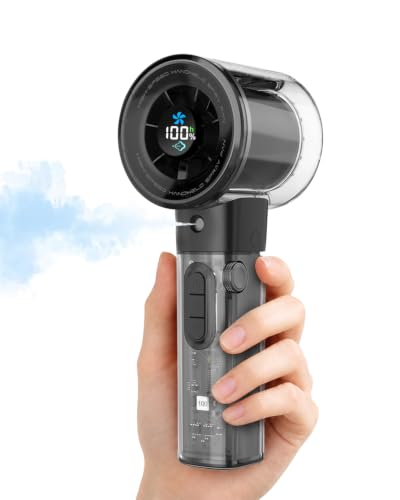 Image of Eopora Mini Mist Fan, Portable Rechargeable Hand High Speed Fan, 8-12H Time