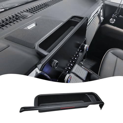 EDBETOS Dashboard Organizer Tray Compatible with 2023 2024 2025 2026 Chevy Colorado/GMC Canyon Accessories Storage Box Phone Holder Behind Screen Dash Storage Console Insert Interior Dash Organizer