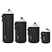 ARVOK Sacchetti Lenti, 4 Custodia per Obiettivo Set per Proteggere Lenti DSLR, Neoprene con Morbida Spessore in Peluche per Nikon, Tamron, Sigma, Pentax, Sony(Piccola, Media, Grande e XL)