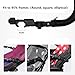 Baby Stroller Bumper Bar Adjustable Angle Armrest Detachable Stroller Bar Handlebar Crossbar Stroller Accessory + Black PU Leather Cover