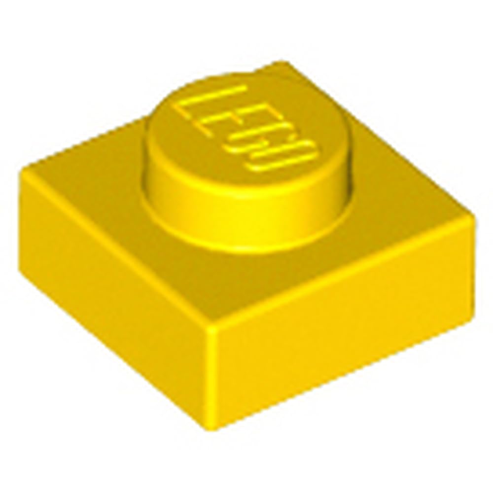 LEGO Brick Plate 1 x 1, Part 3024 (Yellow, 10, count) โ image 1