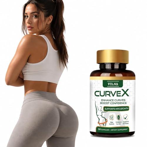 Image of CurveX Capsules for Hips Growth - Daily Herbal Supplement for Women - Easy Consumption with Water - 30 Capsules