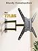 Mounting Dream UL Listed TV Wall Mount for Most 26-55 Inch TVs, Full Motion TV Mount with Perfect Center Design, Articulating Wall Mount TV Bracket Swivel and Tilt, Max VESA 400x400mm, Up to 77LBS