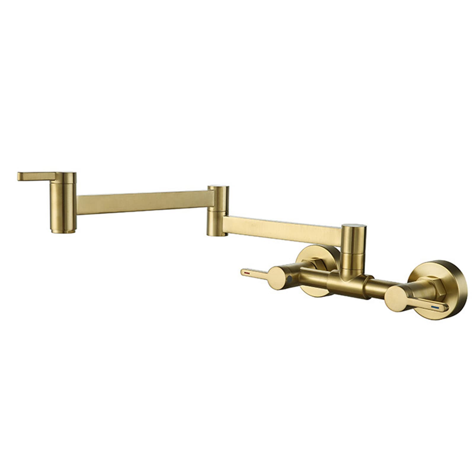 Robinet de remplissage marmite en laiton or mat pour cuisine chic