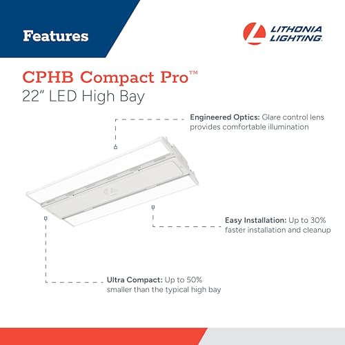 Image of Lithonia Lighting Compact Pro LED High Bay Light 30000 Lumens 4000K MVOLT