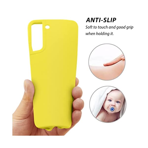 Zuslab Real weiche silikonhülle Kompatibel mit Samsung Galaxy S22 Hülle Zoll (2022), Liquid Silicone Anti-Scratch Gel… – Bild 5