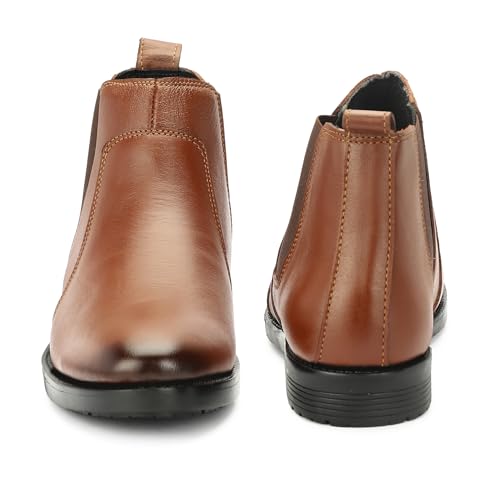 Image of NARKI Leather Chelsea Boots for Men|Soft Cushioned Insole, Slip-Resistance for Men 7003