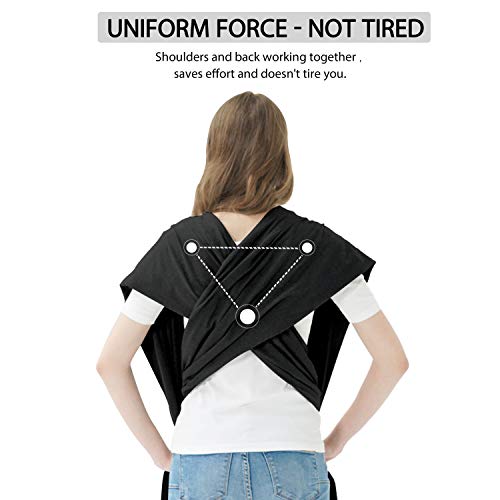 image for Baby Wrap Carrier Jeroray Baby Wrap,Hands Free Baby Carrier Infant Car