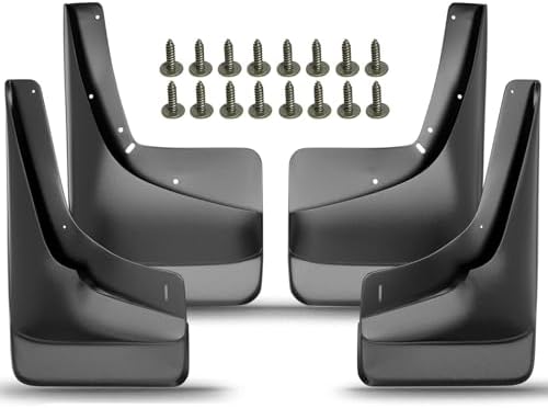 TECHPICCO Lot De 4 Bavettes Garde-boue Copatibles Avec Chevy Colorado