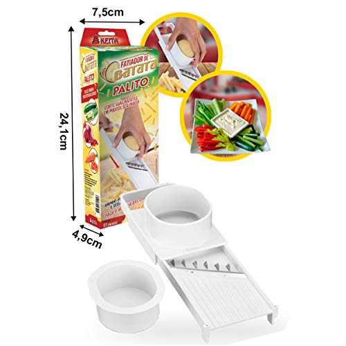 Cortador Picador Fatiador Legumes Batata Palito Lâmina Inox