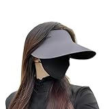 [Snughom] 折りたたみ帽子【夏用 日焼け防止】 【軽量 空頂 デザイン】 でUVカット99% 通気性 シームレス快適 アウトドアや日常使いに適な携帯用帽子 ダークグレー