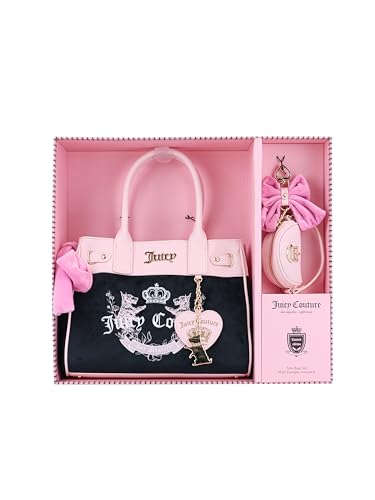 Juicy Couture Womens Heritage Tote Set Stylish & Spacious Purse
