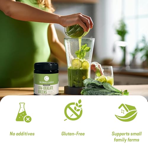 Dr. Cowan's Garden Low-Oxalate Greens Veggie Powder - Beyond Organic Superfood Greens Vegetable Powder for Drinks and Food - Lacinato Kale, Mustard Leaves, and Collard Greens - 50 Servings - Image 6