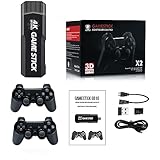 Controlr sem fio HD,GD10 Game Stick embutido 40000 jogos 128GB 2.4G controlr sem fio HD console de videogame retrô 4k HD console de videogame