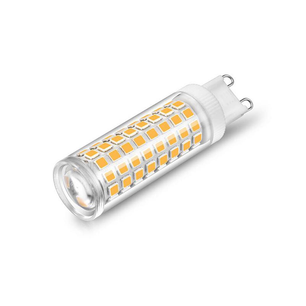 G9 Bombillas LED Regulable, 10 W (equivalente a halógeno de 80 W) 1000 lm Bombillas LED G9 para iluminación del hogar, ángulo de haz de 360°, lámparas LED G9 de ahorro de energía,Warm white,10 Pack