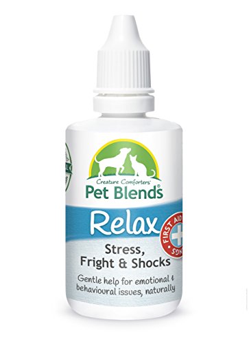 Pet Remedy for Stress, Anxiety, Firework Fear and Trauma. to Naturally Calm Dogs Cats and Horses. The Original Relax Pet Blends® Flower Essence 50ml