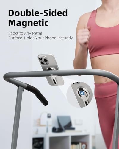 Image of MOROFY 3 in 1 Magnetic Finger Ring Holder with Double-Sided Magnet, Phone Grip Stand, Fidget Toy Design, 360 Rotation, Magnetic Phone Stand Compatible with iPhone 17 /16 /15 /14 /13 /12 (White)