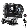 GOOKAM 4K Action Cam 20MP WiFi Telecomando Fotocamera Subacquea Impermeabile 40M Sott’Acqua Sports Camera Schermo 2 Pollici 170 Gradi Grandangolare Microfono Esterno 2x1050mAh batterie e Accessori