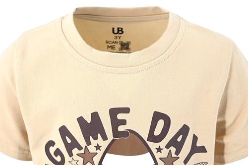 Image of Unique Baby Boys Toddlers Short Sleeve Regular Fit Graphic T-Shirt