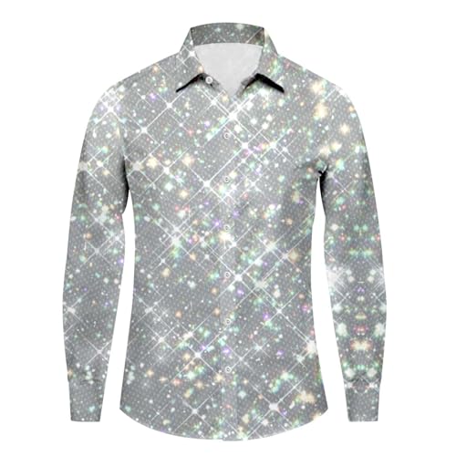 Camisa De Trabajo Hombre Rayado Remallado Oversize Slim Fit Fácil Lavar Deportes al Aire Libre