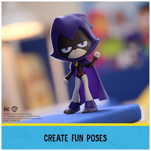 Image of DC Comics Teen Titans Go! Twisty Titans, Raven, Flexible Action Figure, Kids Toys for Boys and Girls 4 and Up