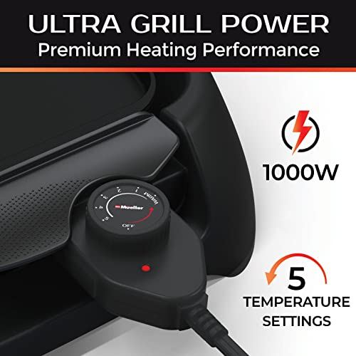 Mueller Austria EG-2500 Mueller Ultra Grillpower 2-In-1 Smokeless Electric Indoor Removable Grill And Griddle Combo thumb #1